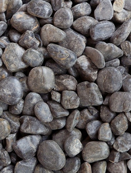 Aden Steine schwarz | Pearl Stone 25 kg Sack