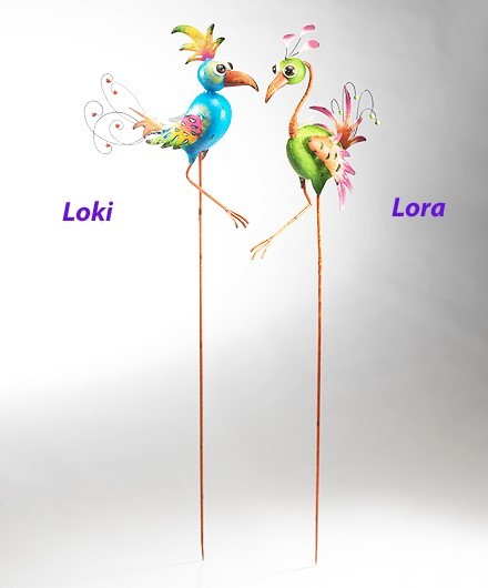 Loki und Lora | Deko-Papagei