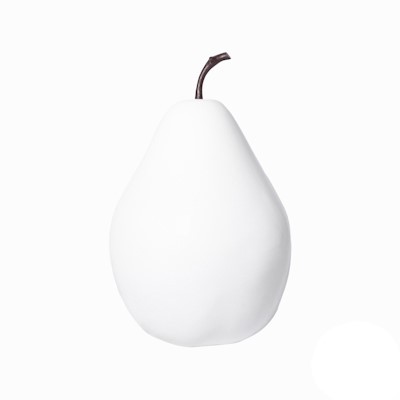 Birne weiß - pear fruit - Dekofrucht