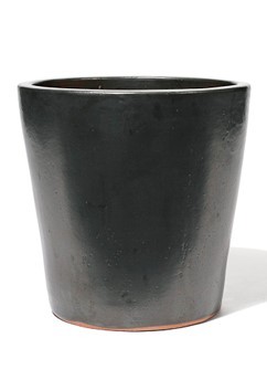 Vaso - Graphit Keramikkübel 