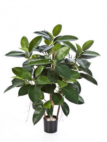 Ficus elastica 90 cm | künstlicher Gummibaum