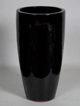 Schwarzglanz Keramik - Partner Vase